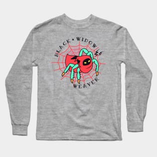 Black Widow Weaver Tattoo Long Sleeve T-Shirt